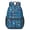 Police and Fire Hydrant Blue Pattern, variant on Police and Checkered White Pattern 17" Waterproof Oxford School Backpacks for Teens, S-Shape Padded Straps, for School, Travel, Hiking, Camping