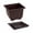 Square Deep S, variant on Training Pots with Tray flower pots Durable Bonsai Training Pots Plant Container Portable Outside for Office Home Living Room Ornament Square Shallow S