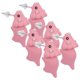 thumbnail image 1 of Aretes Prácticos VentDepot EarringDinosaur02 3Pzas Dinosaurio Tuerca Rosa Silicona, 1 of 4