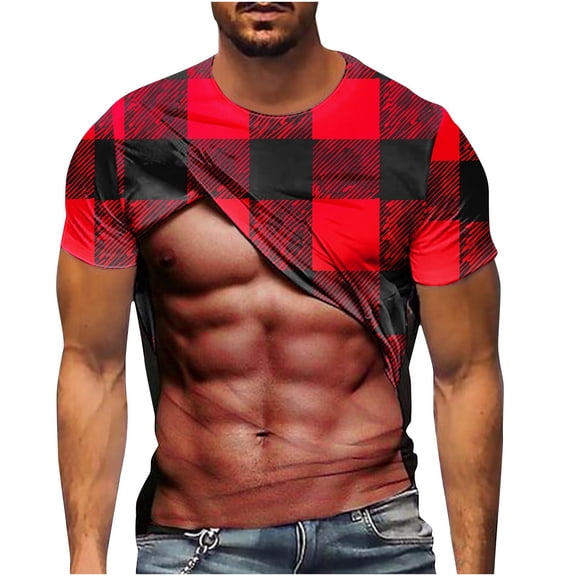Tshirts Shirts for Men,Men's T-Shirts Funny T-Shirt for Men 3D Graphic Print Crewneck Tees Summer Shirts for Men Casual Short Sleeve Tee