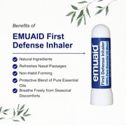 Emuaid First Defense Pure Essential Oil Blend Aromatherapy Inhaler