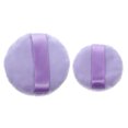 thumbnail image 1 of 2 pcs Round Makeup Puffs Small Makeup Puff Portable Powder Puff Women Makeup Puffs, 1 of 8