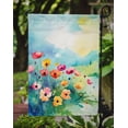 thumbnail image 3 of Anemones in Watercolor Garden Flag 11.25 in x 15.5 in, 3 of 5