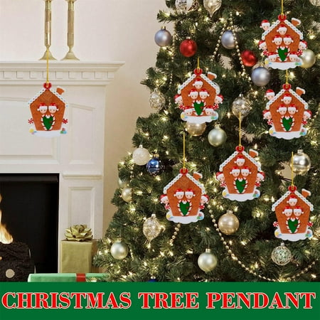

Cute Wooden Mini Christmas House Ornaments Pendant Kids Gift Toys for Christmas Party Kindergarten Decoration(4)