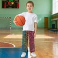 thumbnail image 6 of joogoo Rainbow Glitter Boys' Sweatpants Jogger Pants 5-6Y, 6 of 8