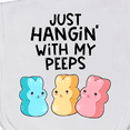 thumbnail image 3 of Inktastic Easter Just Hangin' with My Peeps Baby Burp Cloth, 3 of 3