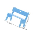 thumbnail image 2 of Miniature Park Bench Model for Home Decor Landscape Chair, 2 of 5