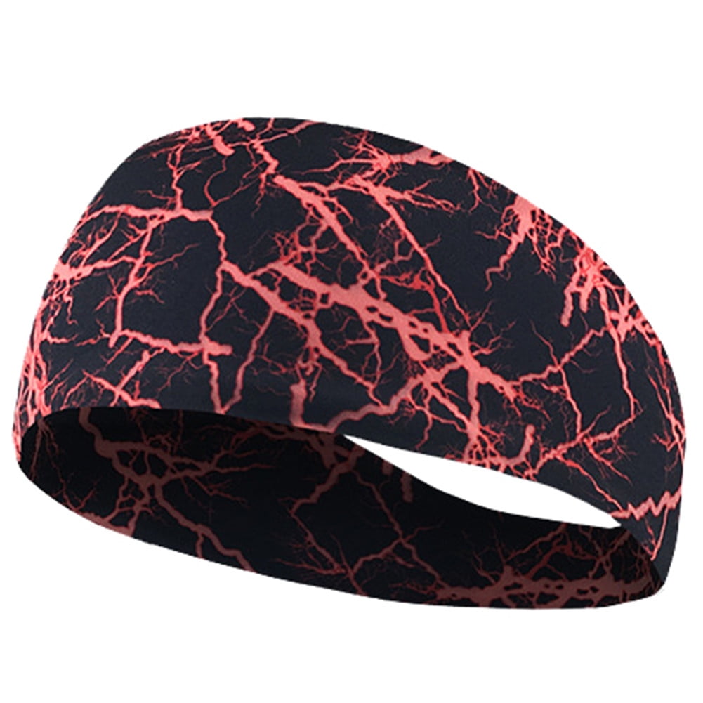 Sport Sweat Headband Men Sweatband For Men and Women Yoga Hair Bands Head Sweat Bands Sports Safety,E