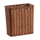 thumbnail image 3 of Organizador de adornos para bote de basura, bote de basura rectangular resistente con parte superior abierta Marrón oscuro, 3 of 9