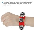 thumbnail image 4 of 4pcs Wrist Bells, Jingle Bells Ankle Bells Percussion Instruments Musical Rhythm  4 Silver Bells for Christmas, Red, 4 of 6