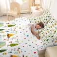 thumbnail image 5 of Catabedysis Floral Camping 7-Piece Twin Bedding,Caravan Tent Pattern Bedding Comforter Set For Boys,Multicolor,Polkadot Reversible, 5 of 7