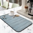 thumbnail image 2 of Charming Rustic Daisy Board Coffee Drying Mat - Large 19.5x12in - Fast Drying, Wooden Plank Decor for Kitchen, 2 of 7