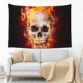 thumbnail image 3 of Junzan Satanic Skull for Tapestry - Home DéCor Tapestry Cute & Funny Tapestry Wall Hanging Party Poster Tapestry for Bedroom Living Room Dorm Wall 60×40in, 3 of 8
