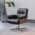 thumbnail image 4 of Desk Italian Leather Boss Chair Gamer Computer Work Single Person Modern Designer Office Chairs Home Desk Silla Salon Furniture My Lux Decor Round, 4 of 12