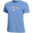 thumbnail image 2 of Women's Champion  Light Blue North Carolina Tar Heels Arched Over Logo T-Shirt, 2 of 3