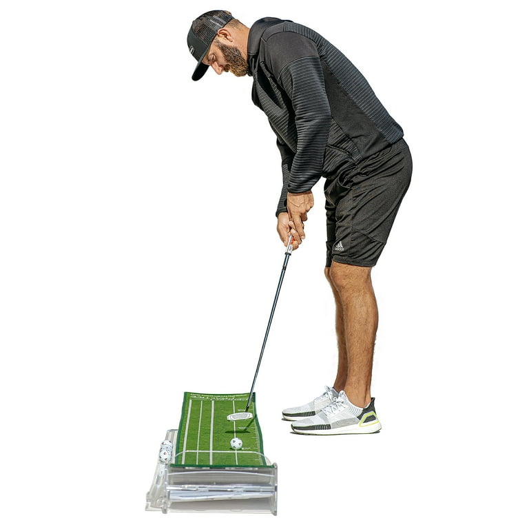 Perfect Practice Golf Putting Mat Acrylic Edition, 9.6', Crystal