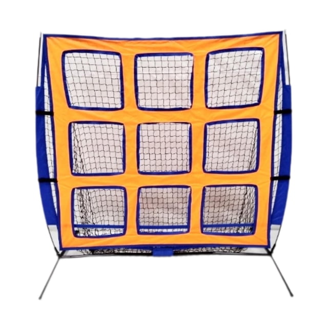 Juego de lanzamiento de red de béisbol con 9 bolsillo Equipo de entrenamiento de de lanzamiento de lanzadores ligeros portátiles para niños en interiores numéricas