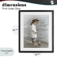 thumbnail image 4 of Stupell Industries Cottage Child on Beach Shore Black Framed Print Under Glass, 13 x 16, by Kendra Dew, 4 of 8