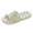 White, variant on Shower Shoes for Women Men Soft Cushioned Slide Sandals Comfort Quick Drying Bathroom Slippers