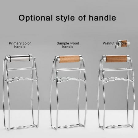 

Popvcly Metal Tongs Bamboo Kitchen Utensils Deep Dish Pizza Pan Bamboo Tongs Hot Plates Bowl Pot Holder Claw Grabber
