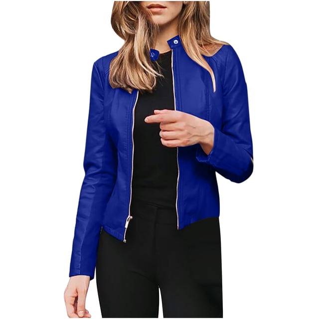 CEHVOM Women Long Sleeve Open Front Short Cardigan Short Suit Jacket Coat Top
