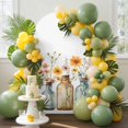 Spring Mini Arch Decor Spring Florals Arch Backdrop Cover 7.2 FT Daisies Lavender Oil Painting ...