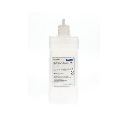 Sterile Water - Sterile water pour bottle, 1000 ml part no. 1065 (12/case)