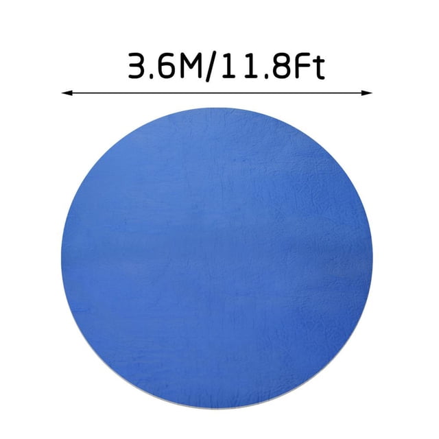 Feltree Round Pool Cover Protector Foot Above Ground Blue Protection Swimming Pool
