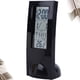 thumbnail image 3 of 1 reloj electrónico multifuncional con indicador de temperatura, reloj con pantalla digital, calendario, reloj despertador para escritorio en casa sin batería (negro), 3 of 4