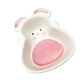 thumbnail image 4 of Fashion Pet Ceramic Bowl Pink Rabbit Shape for Cats and Dogs Multi Color, 4 of 9
