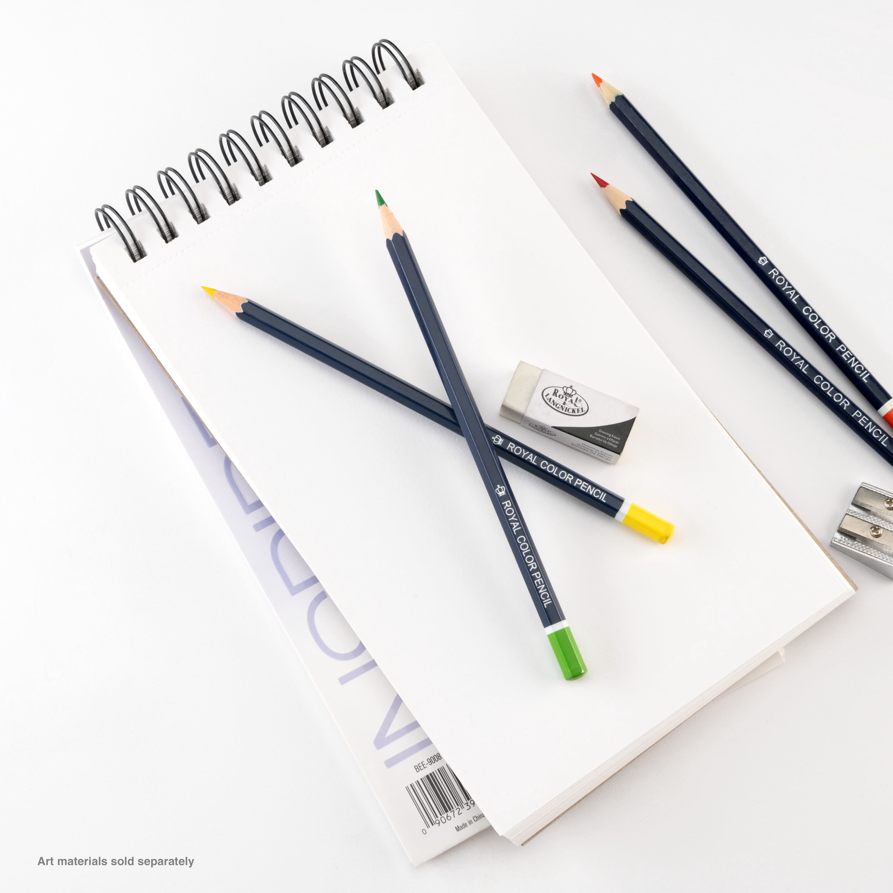 Bee Paper - Bee Inspired 5.5"x8.5" Drawing Paper Pad, 60 Sheets, Top Wire, 98lb. 160GSM