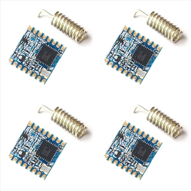 4X Lora Module SX1276 Wireless Transceiver Module Spread Spectrum ComunicacióN InaláMbrica de Alcance (915Mhz)