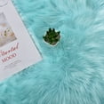 thumbnail image 6 of Latepis Fur Rug 6x9, Faux Sheepskin Rug for Living Room, Fluffy Washable Rug for Bedroom, Kid's Room, Luxury Room Decor, Light Blue Rug for Bedroom Fluffy, Rectangle, 6 of 7