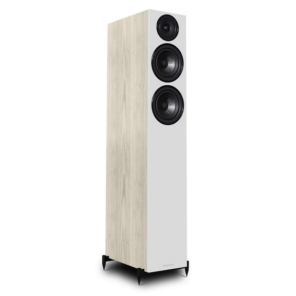 Wharfedale Diamond 12.4 Floorstanding Speaker, Light Oak