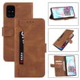 thumbnail image 1 of Allytech Compatible with Samsung Galaxy A71 4G 6.7 Inch Flip Leather Magnetic Card Slot Bracket Shockproof Case , Brown, 1 of 7