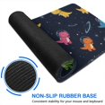 thumbnail image 6 of Long Mouse Pads for Desk,Space Dinosaur Pattern Desk Mats on Top Of Desks, Desk Mouse Pad Extra Large with 3mm Non-Slip Base and Stitched Edge for Gaming,Office,Work,Home 31.5"x11.8", 6 of 6