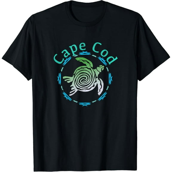 Cape Cod Design / Vintage Tribal Turtle Gift T-Shirt