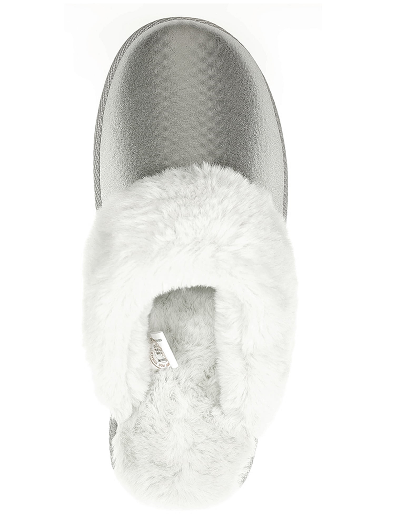 Holiday Time Mommy & Me Metallic Scuff Slippers