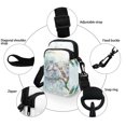 thumbnail image 5 of HELLHERO with Zipper Closed Women Crossbody Bag for Unisex Daily Use Crossbody Sling Bags Polyester 4.33x1.97x7.09, Owls on Blooming Branch, 5 of 7