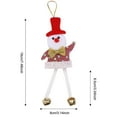 thumbnail image 2 of Festive Hanging Ornament Fabric Decorations for Seasonal Home Celebration Display, 2 of 5