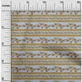 thumbnail image 1 of oneOone Tissu en Coton et Soie à Rayures/feuilles & Imprimé Floral BTY 42 Pouces de Large, 1 of 4