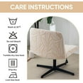 thumbnail image 6 of Lavish Cover Waterproof Elastic Criss Cross Chair Cover, Washable Armless Chair Protector for Home, Office(Beige, Palm Leaf, No Chair), 6 of 7
