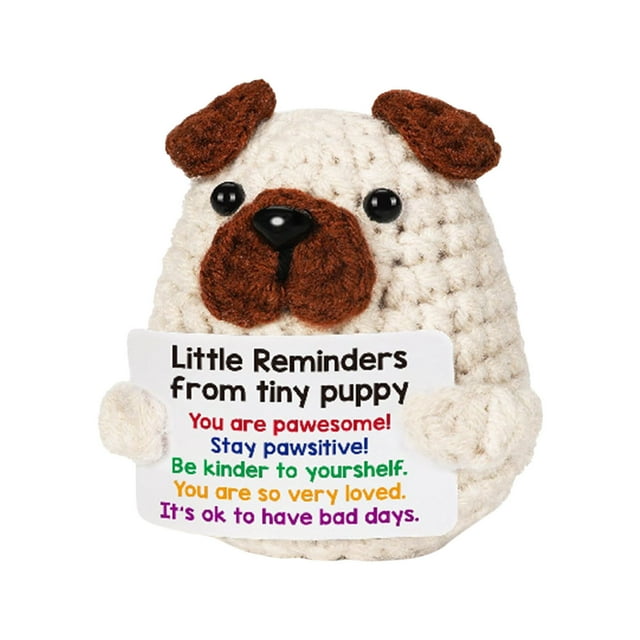 Peluche de punto, animal de lana hecho a mano, perfecto para niños y coleccionistas