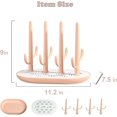 thumbnail image 3 of Estante para secar biberones, soporte para secador de biberones de gran capacidad para biberones, tetinas, vasos, piezas y accesorios de bomba, 3 of 5