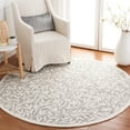 thumbnail image 2 of SAFAVIEH Jardin Zahara Floral Area Rug, Gray/Ivory, 6' x 6' Round, 2 of 8