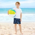 thumbnail image 6 of joogoo Blue Lightning Boys Swim Trunks Beach Swimsuit Shorts Boxer 12-13Y, 6 of 8