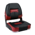 thumbnail image 1 of NORTHCAPTAIN Deluxe Black/Wine Red Low Back Folding Boat Seat, 1 Seat, 1 of 6