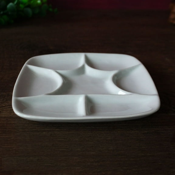 FELTECHELECTR Square Ceramic Palette For Watercolor Acrylic Oil Painting Durable Design For Art Projects And Crafting