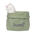 thumbnail image 1 of Flower Pot, Planter Retro Flowerpot For Home Desk Tabletop Herbs Plant Cat Green, 1 of 8