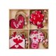 thumbnail image 1 of Decoración Del Día de San Valentín Decoraciones Del Día de San Valentín, Colgantes de Madera, Decoración Del Hogar, Corazones, Caja 4-Gri, 12 Piezas Decoraciones Del Día de San Valentín para el Hogar, 1 of 4
